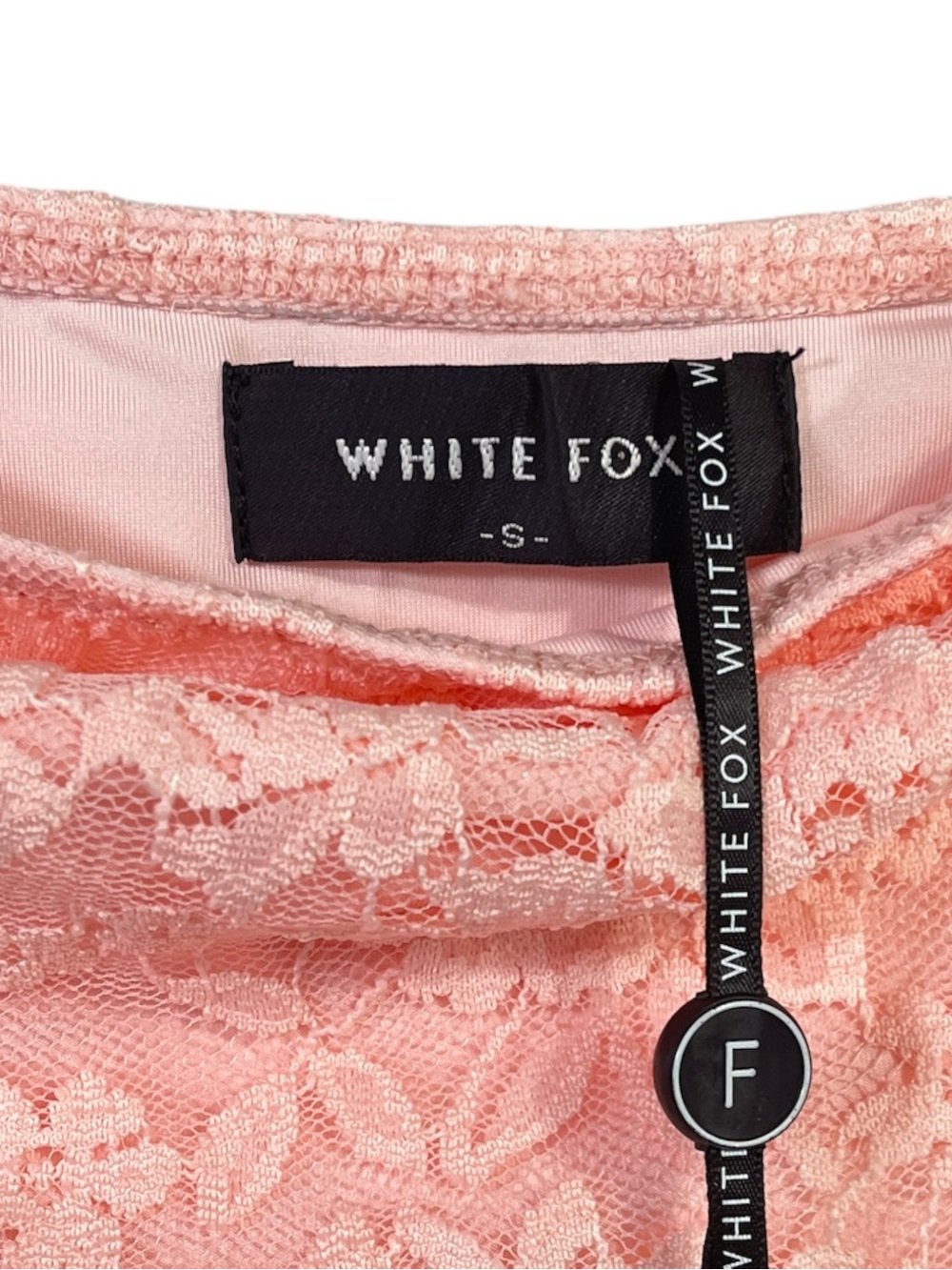 NWT White Fox Boutique She's A Masterpiece Lace Maxi Dress Pink Size Small - Picture 10 of 13